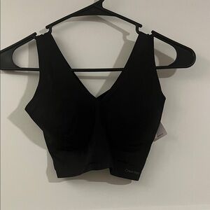 Calvin Klein Black V-Neck Bralette